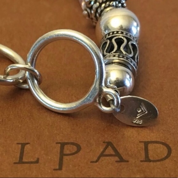 Silpada Sterling Silver Swarovski Crystal Bead Bracelet Toggle Clasp B1147 - Picture 7 of 15